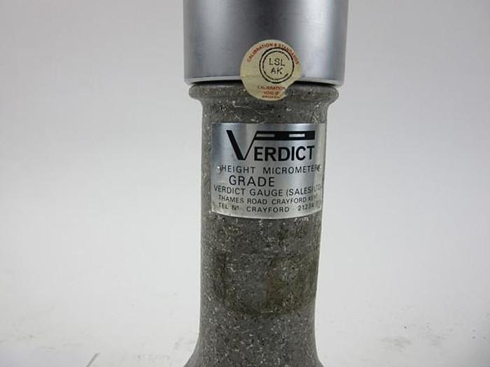 Used Verdict Height gauge micrometer calibrator