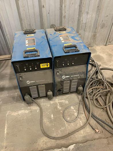 Used (2) Motoman UP6 Weld Cell with Rotary Trunion Tables