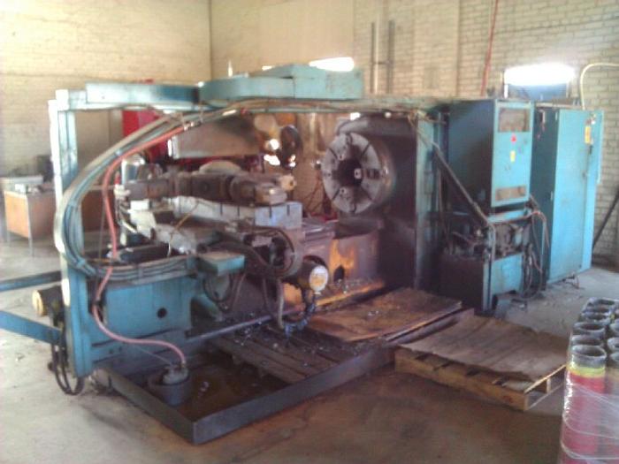 Mazak PowerMaster Chucker with Bucking Machine