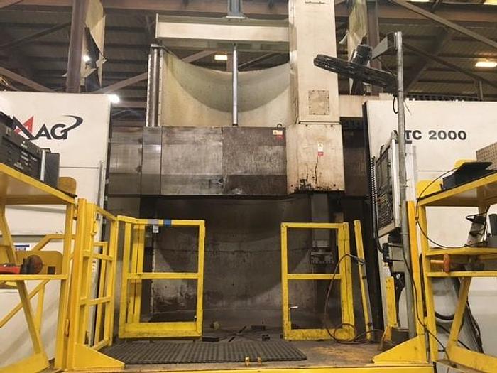 Used 2012 Giddings & Lewis CNC Vertical Boring Mill, VTC 2000, 87" Chuck, 95" Swing, 120" Under Rail, 100 HP, 1-200 RPM, Fanuc 31i CNC