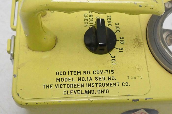Used Victoreen CDV-715 Model IA Geiger Counter