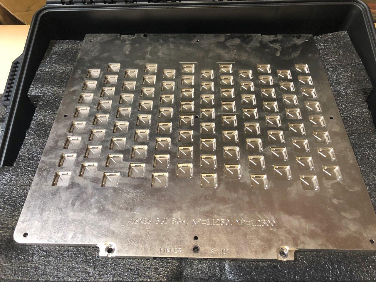 Used Delta Edge DE8000 S-FPB 361 CSBGA 16x16x1.40 Test Handler Kit