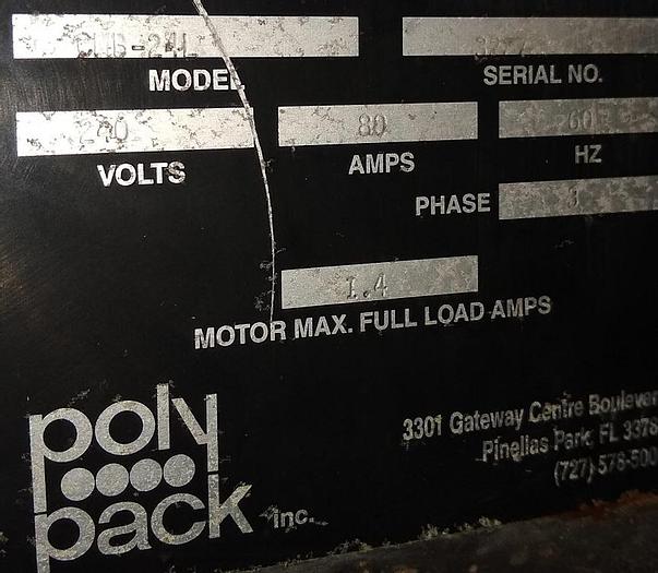 Used PolyPak CMB 24L automatic shrink bundler CMB 24l
