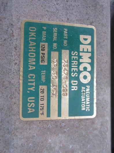 Used Valve, Butterfly, Demco, Pneumatic (2) #S739567