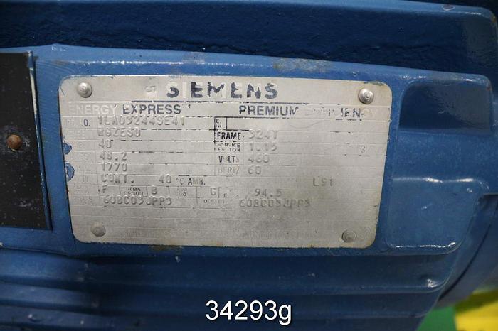 Used Voith L309GIII12.5/15 Centrifugal Pump, 5x6 #34293