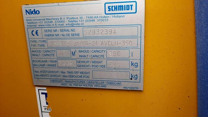 Used 2008 Nido Stratos B17KR-21 AVCLN-350