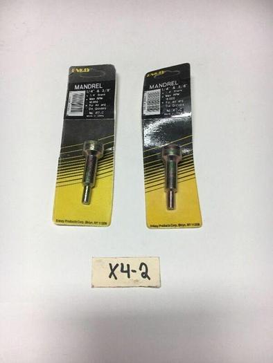 New Enkay 1/4" & 3/8" Mandrel 1/4" Shank For Air & Die Grinders (Qty Of 2)