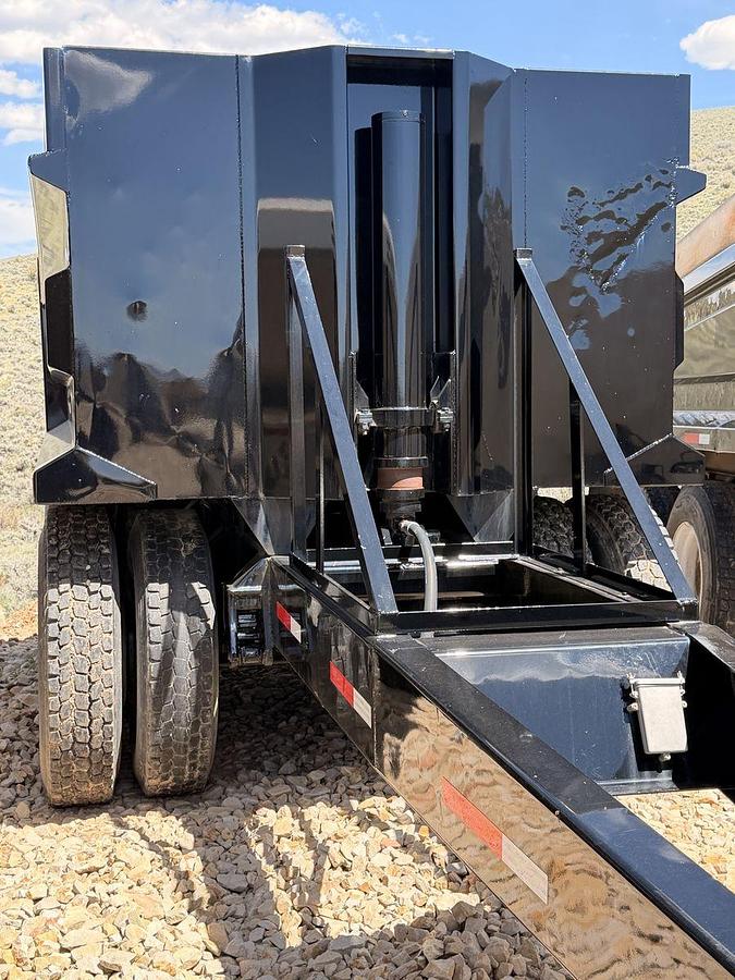 Used Wilson Triaxle Dump Pup Trailer fully reconditioned, 13' Bed | 33' long | 91" Box Height
