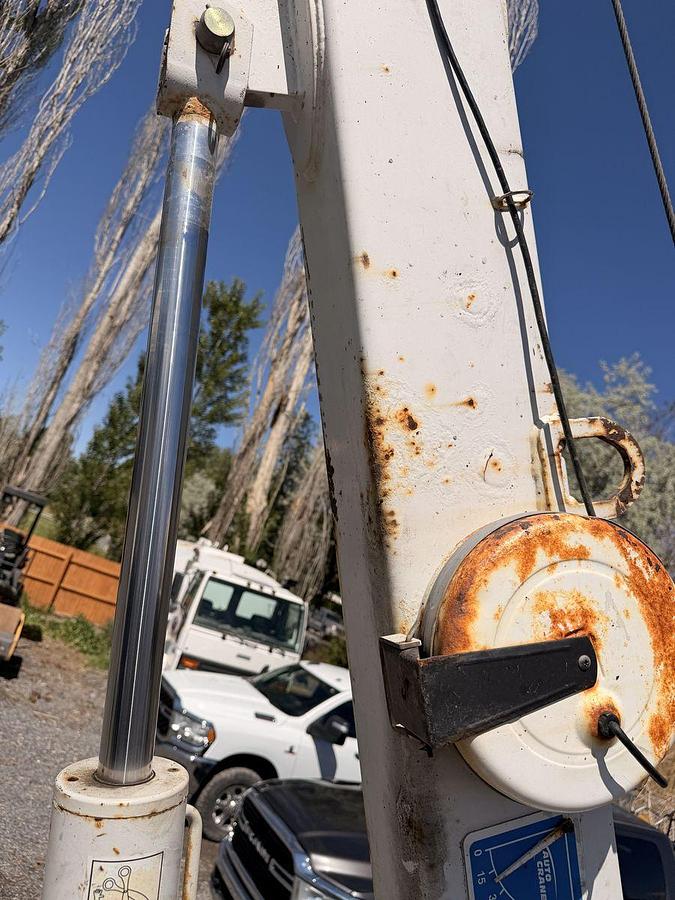 Used Ford F-450 Super Duty service truck 247k miles. Crane, Welder, Compressor, reels, outriggers included.