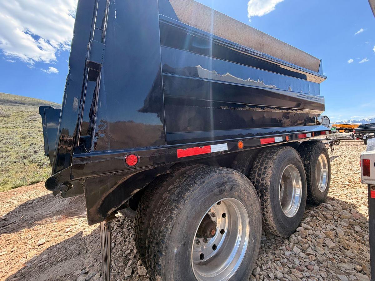 Used Wilson Triaxle Dump Pup Trailer fully reconditioned, 13' Bed | 33' long | 91" Box Height