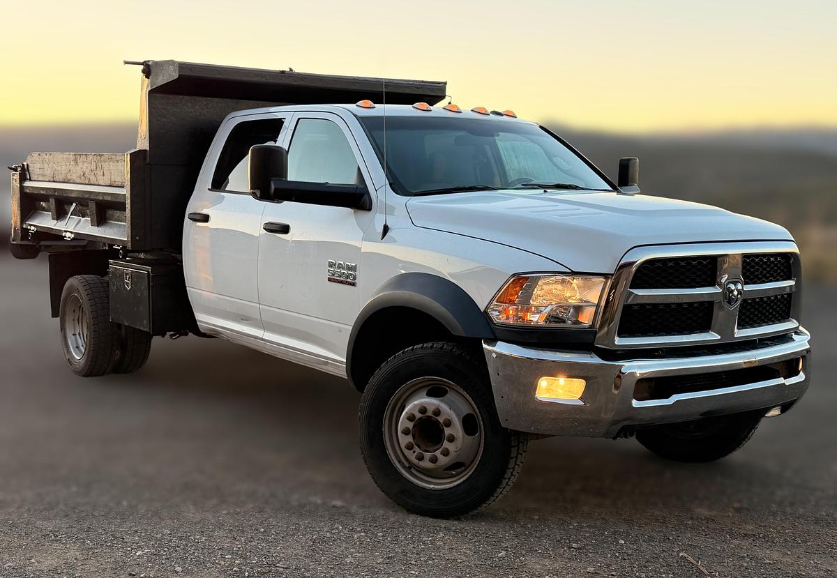 Used 2018 Dodge Ram 5500 Crew Cab Dump Truck