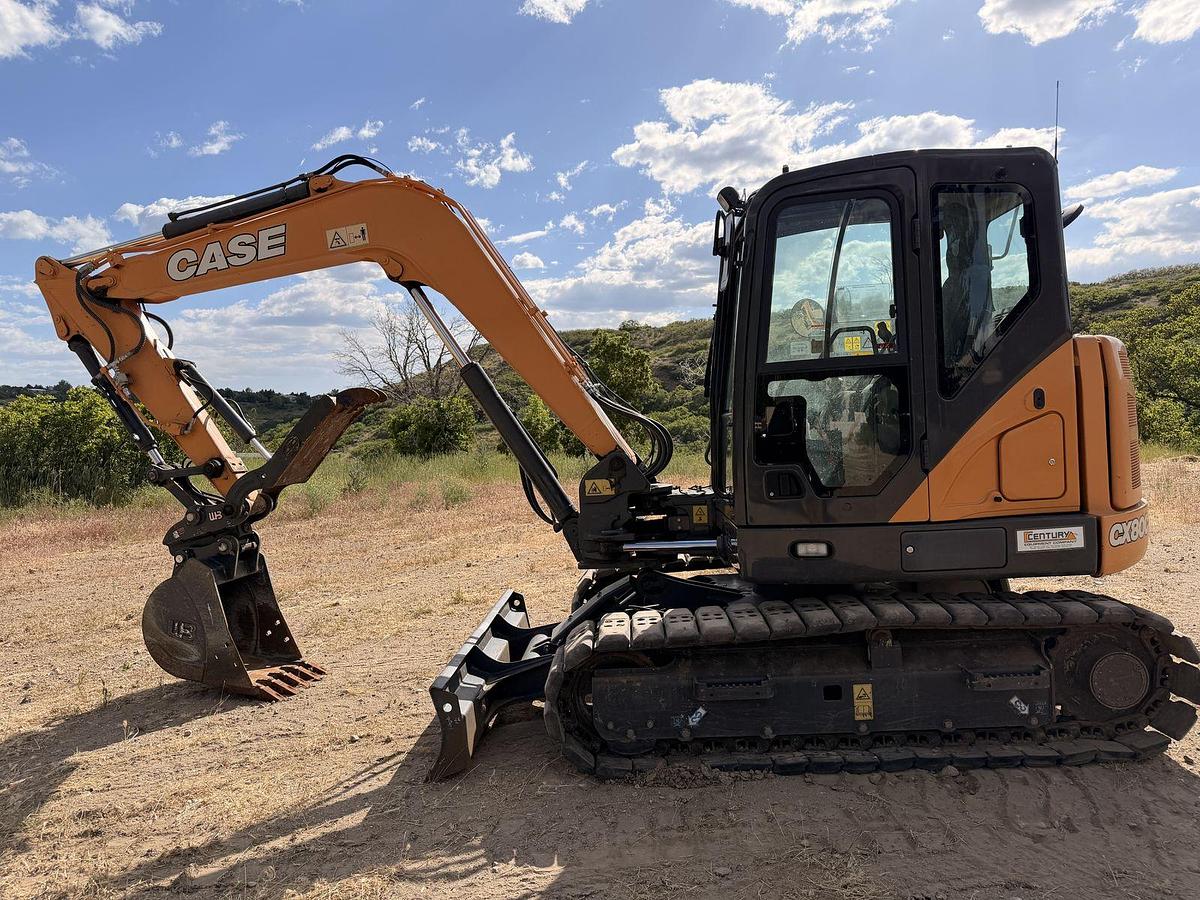 Used Case Midi Excavator Cx80C LOW HOURS 957 hrs
