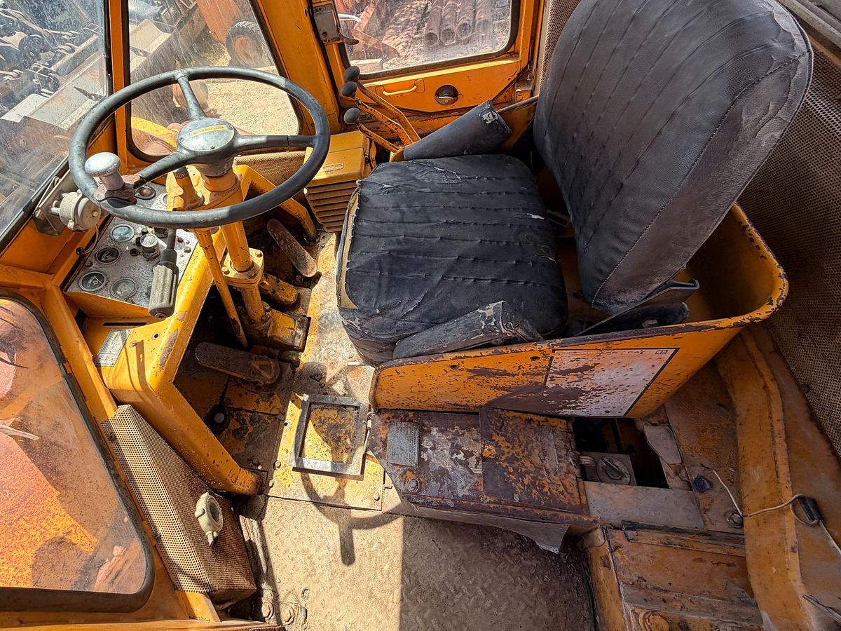 Used Cat 950 Loader with side dump trench bucket