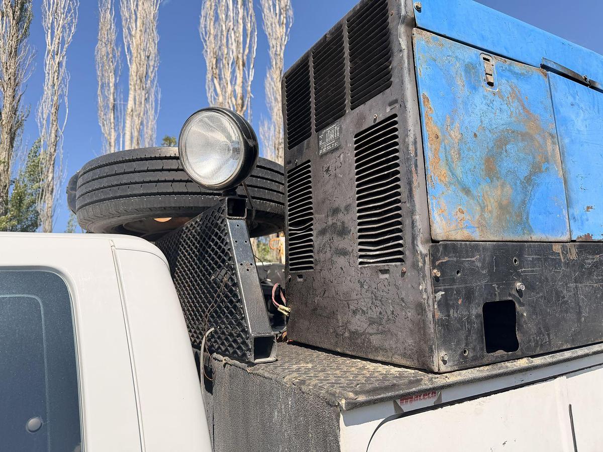 Used Ford F-450 Super Duty service truck 247k miles. Crane, Welder, Compressor, reels, outriggers included.