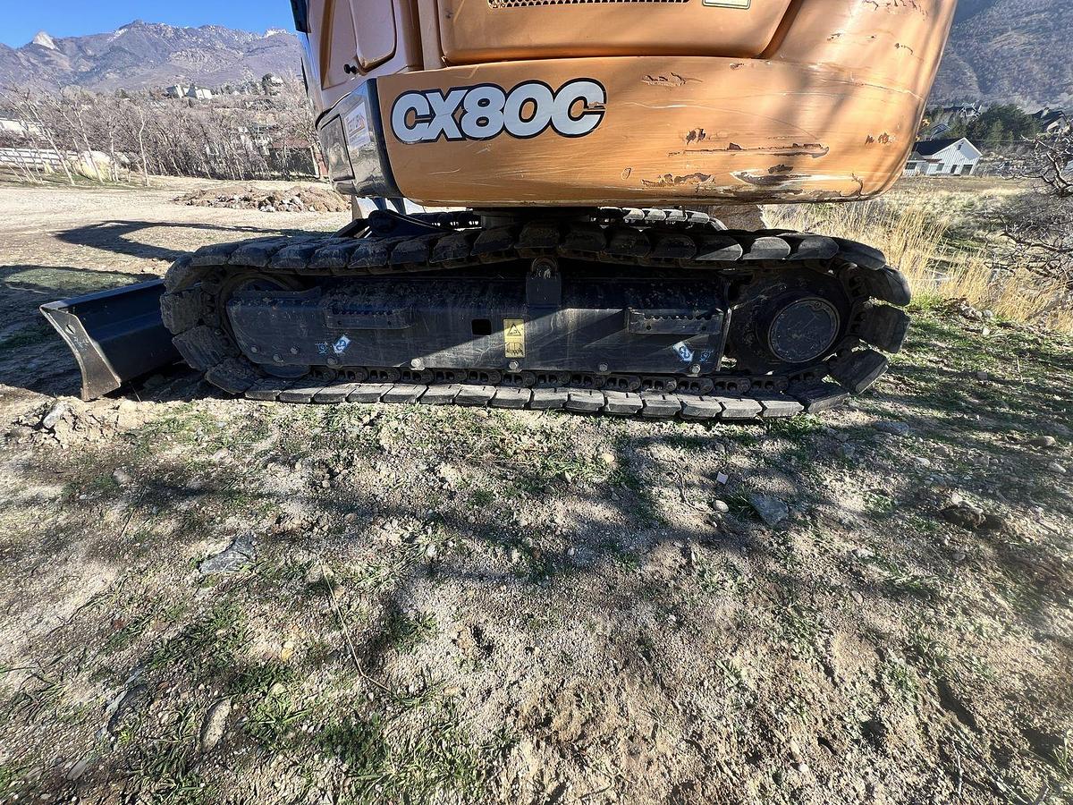 Used Case Midi Excavator Cx80C LOW HOURS 957 hrs
