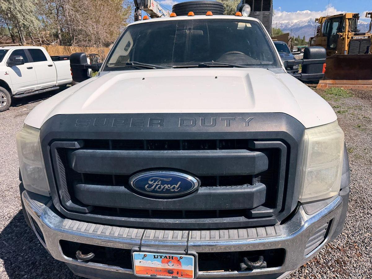 Used Ford F-450 Super Duty service truck 247k miles. Crane, Welder, Compressor, reels, outriggers included.
