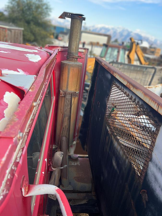 Used 1990 International 8300 Eagle Flatbed Dump Truck, Stake Body. flatbed
