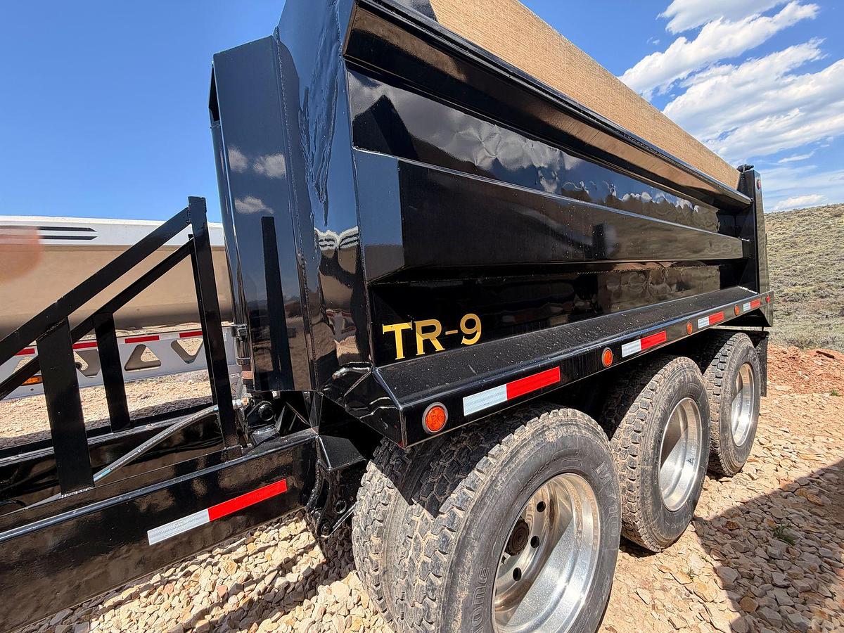 Used Wilson Triaxle Dump Pup Trailer fully reconditioned, 13' Bed | 33' long | 91" Box Height