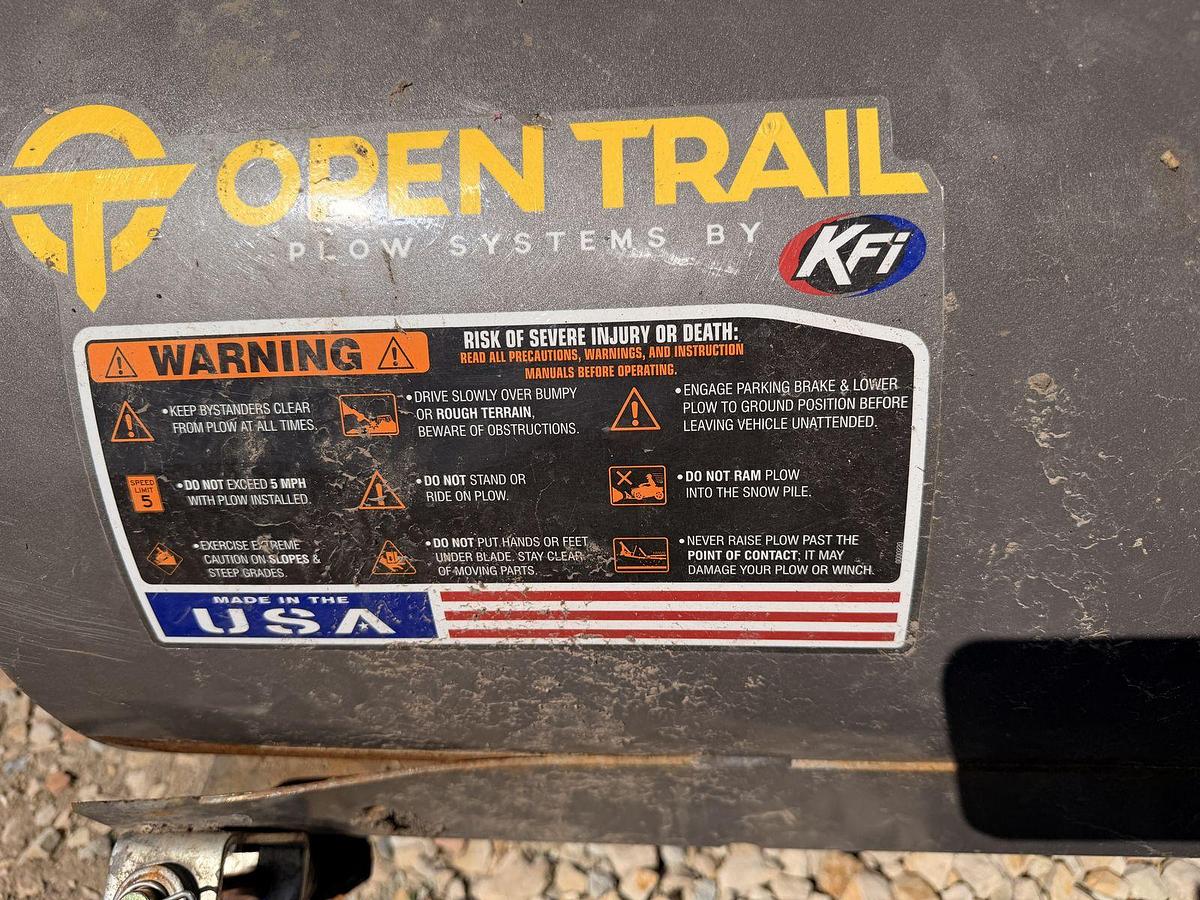 2024 Yamaha Kodiak 700 4x4 with Plow
