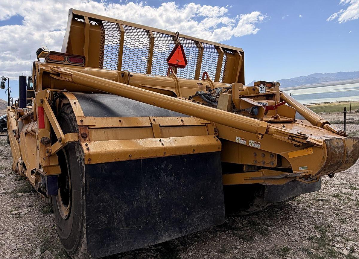 Used Caterpillar 740B, articulated dump truck with KTec Scraper