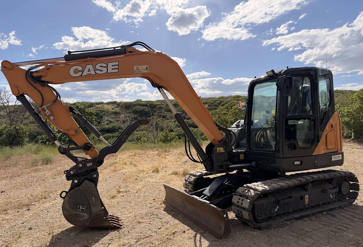 Used Case Midi Excavator Cx80C LOW HOURS 957 hrs
