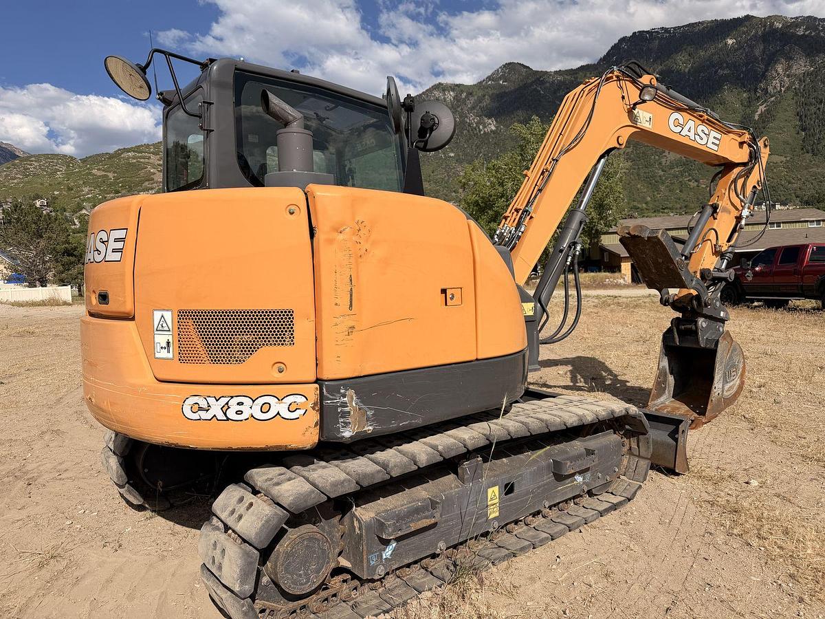 Used Case Midi Excavator Cx80C LOW HOURS 957 hrs