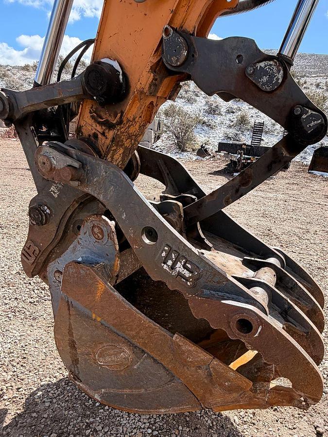 Used 2020 Case CX130D Excavator, LOW HOURS. ***TONS OF ATTACHMENTS INCLUDED*** and Hydraulic Thumb, 2,084.5 hrs, Isuzu turbodiesel
