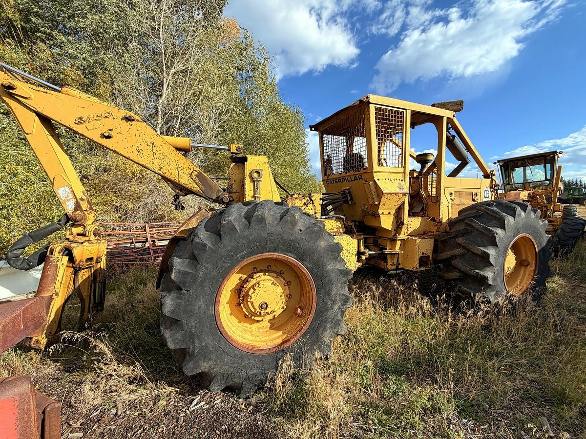 Used Caterpillar 518 Cable Skidder, Cat 3304 Diesel, Gearmatic 119 Winch, 1,764 Hours