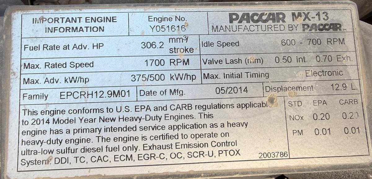 Used 2015 Kenworth T800