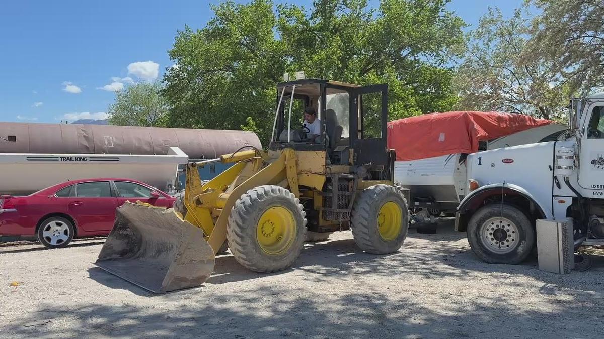Used Komatsu WA120-3 Compact Articulated Wheel Loader, 2.5yd bucket, rebuilt komatsu engine
