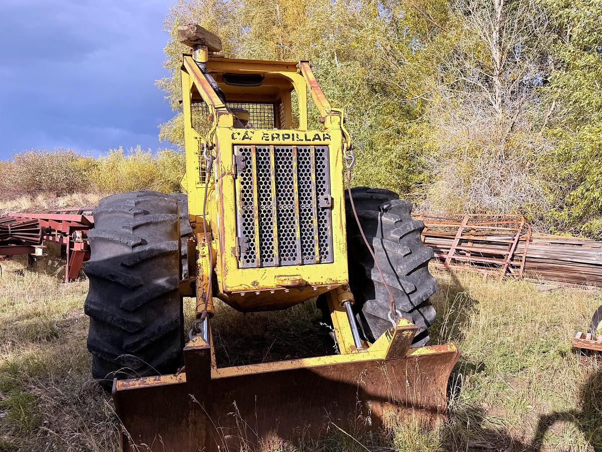 Used Caterpillar 518 Cable Skidder, Cat 3304 Diesel, Gearmatic 119 Winch, 1,764 Hours
