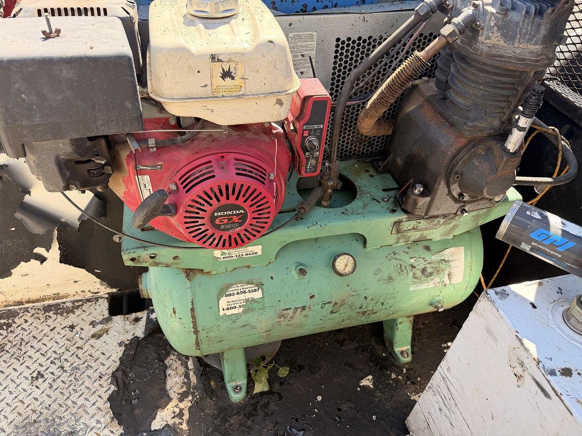 Used Ford F-450 Super Duty service truck 247k miles. Crane, Welder, Compressor, reels, outriggers included.