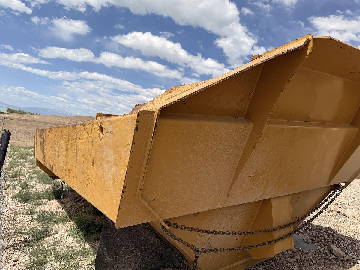 Used Caterpillar 740B, articulated dump truck with KTec Scraper