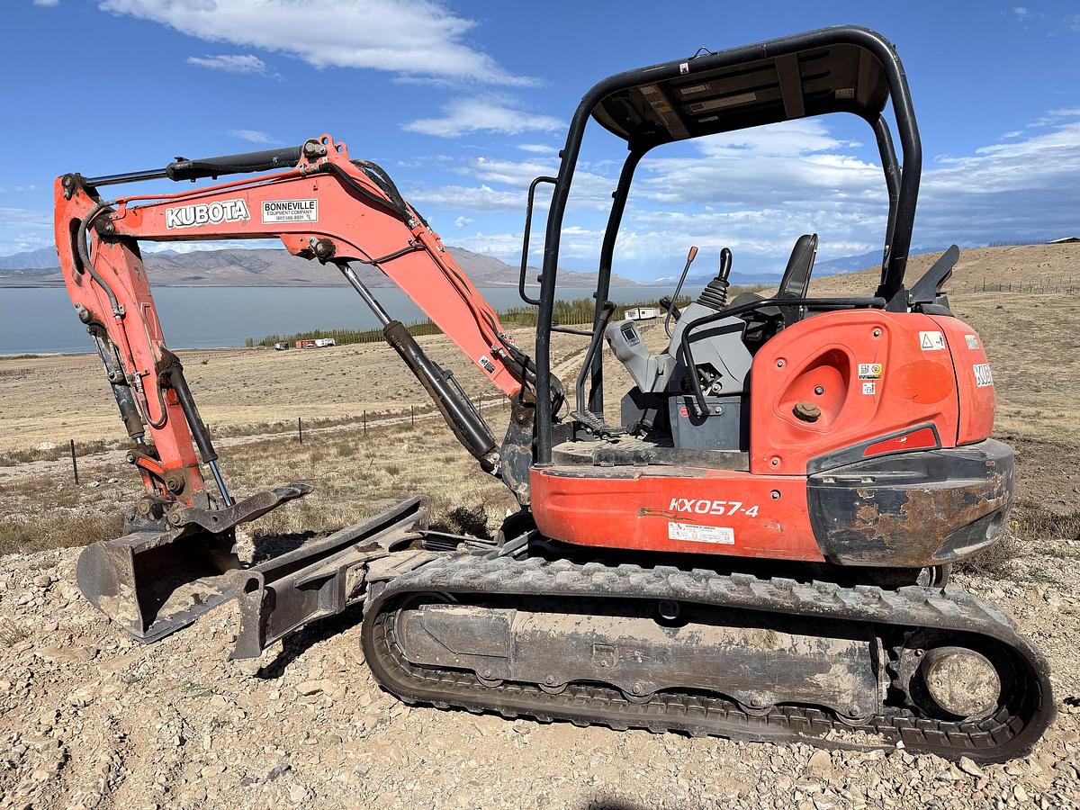 Used 2014 Kubota KX057-4 Mini Excavator
