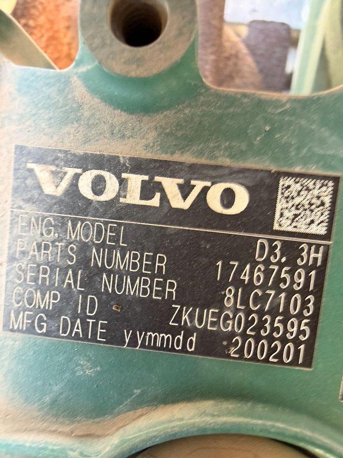 Used 2022 Volvo SD45B Single Drum Vibratory Smooth Drum Roller, 1,166.3 hours