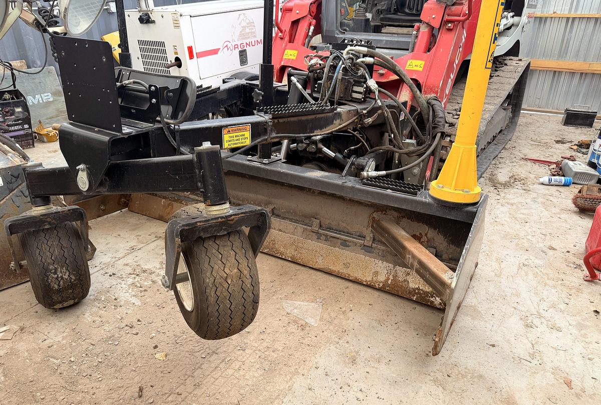 Used ATI PD84 Skid Steer Laser Grader Blade