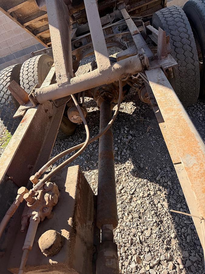 Used 1990 International 8300 Eagle Flatbed Dump Truck, Stake Body. flatbed