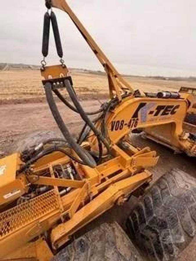 Used Caterpillar 740B, articulated dump truck with KTec Scraper