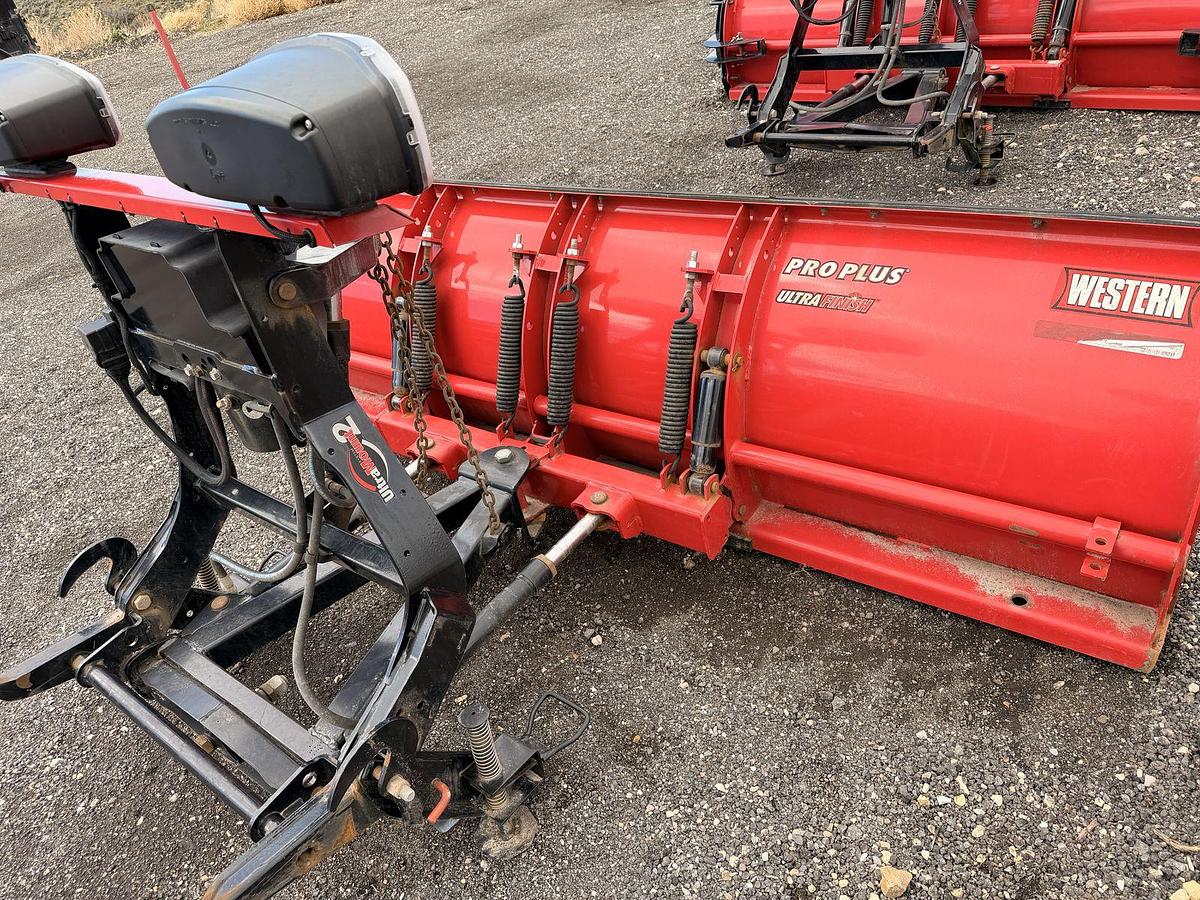 Used Western Pro Plus Ultra Finish Snow Plow – 8' Blade