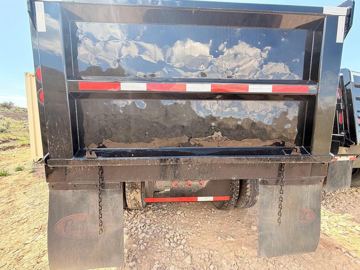 Used Custom dual axle pup hydraulic dump trailer