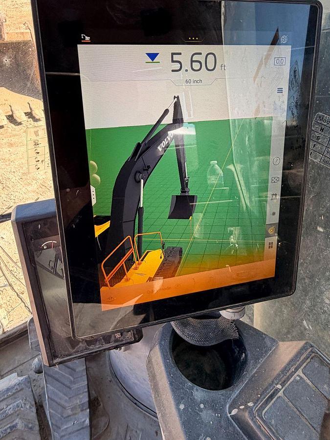 Used 2023 Volvo EC350EL crawler excavator, 3,548 hours, 35 ton