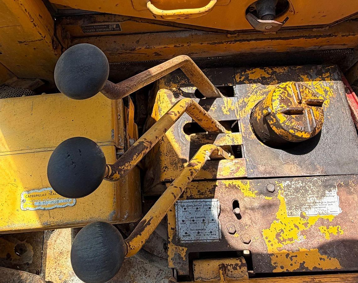 Used Cat 950 Loader with side dump trench bucket