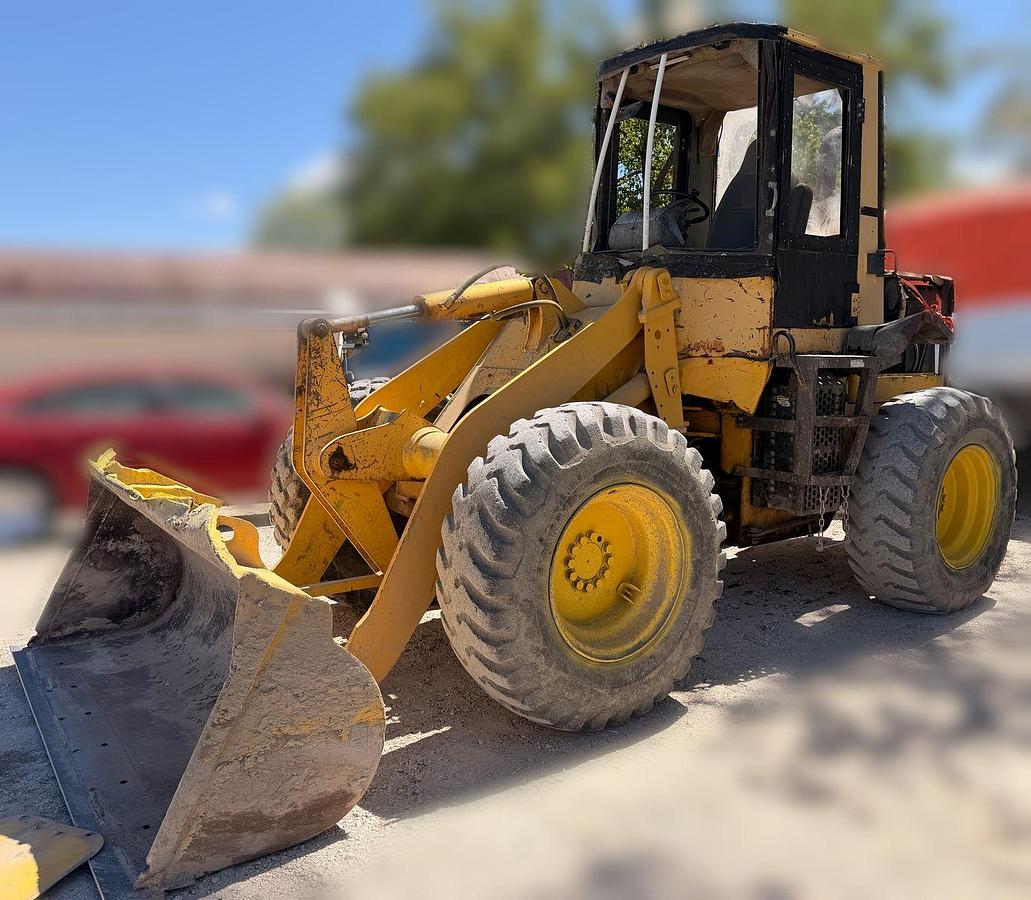 Used Komatsu WA120-3 Compact Articulated Wheel Loader, 2.5yd bucket, rebuilt komatsu engine