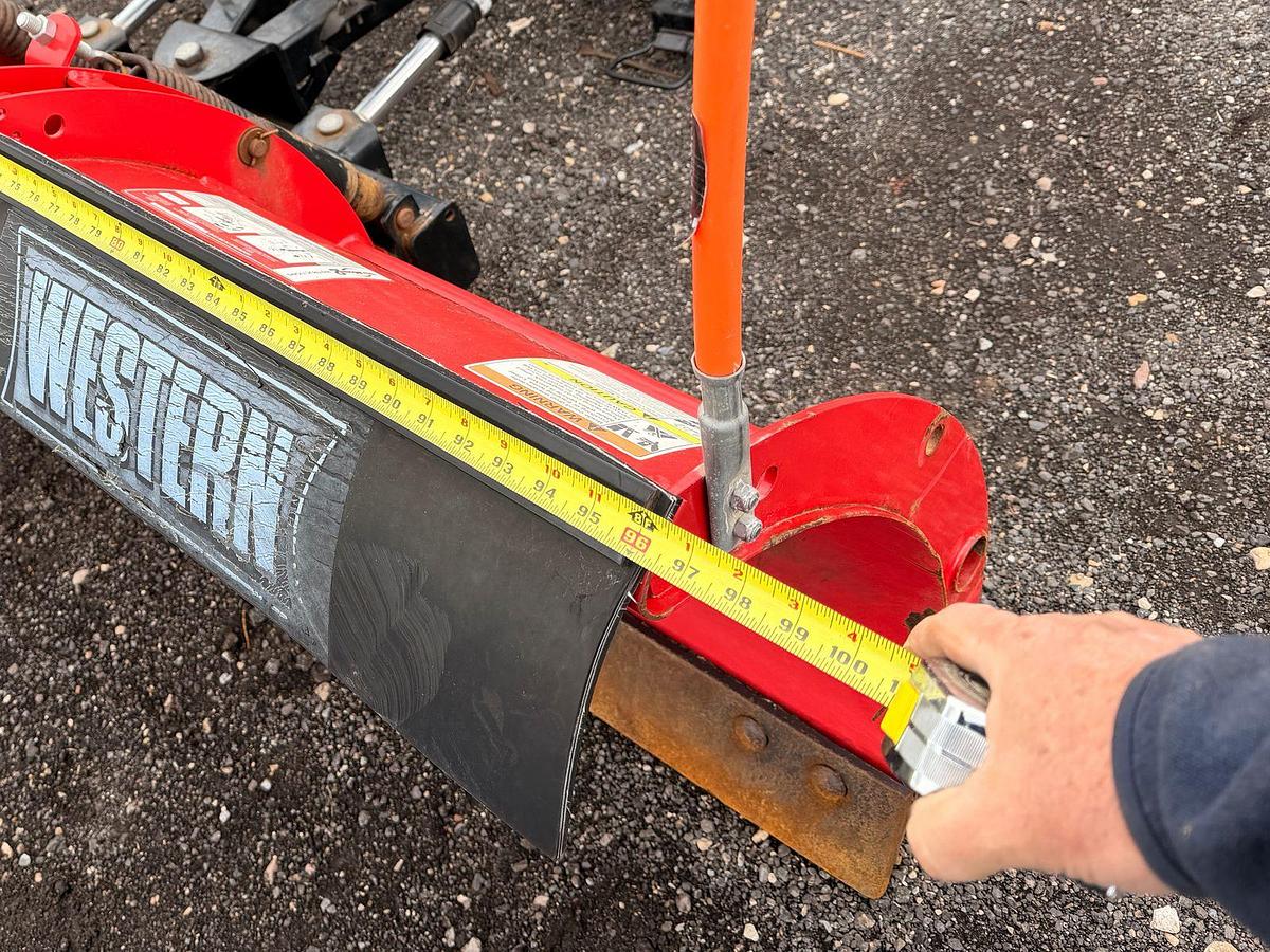 Used Western Pro Plus Ultra Finish snow plow 8'