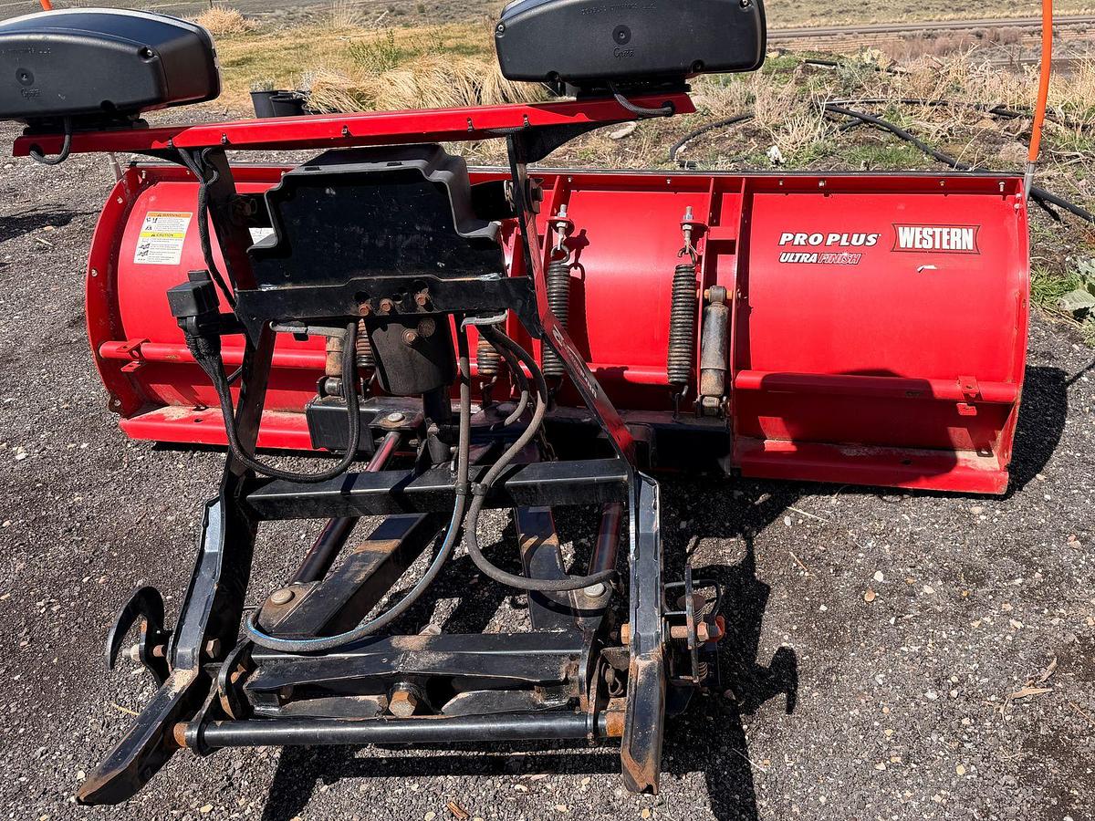 Used Western Pro Plus Ultra Finish snow plow 8'