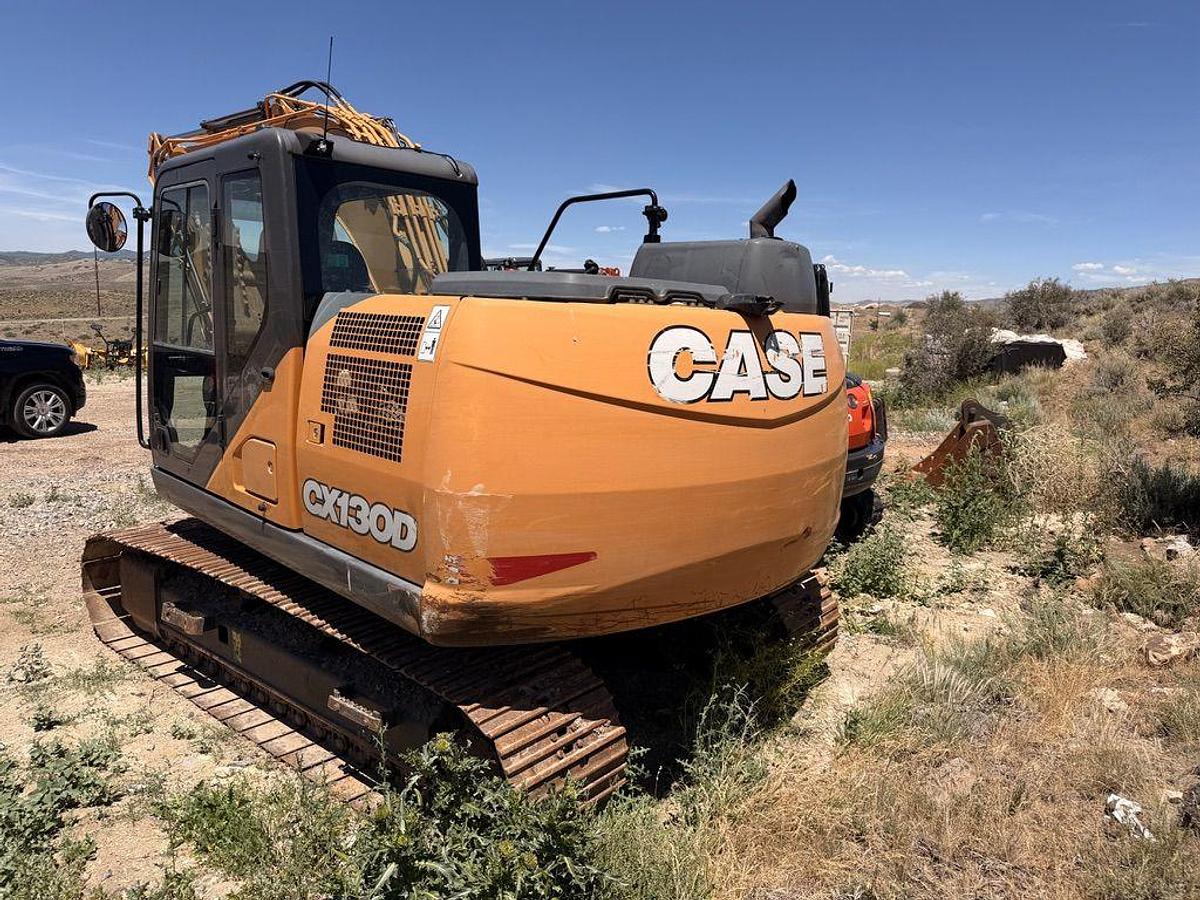 Used 2020 Case CX130D Excavator, LOW HOURS. ***TONS OF ATTACHMENTS INCLUDED*** and Hydraulic Thumb, 2,084.5 hrs, Isuzu turbodiesel