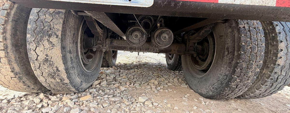 Used Custom dual axle pup hydraulic dump trailer
