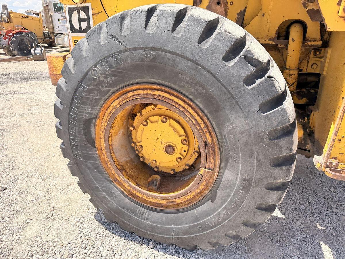 Used Cat 950 Loader with side dump trench bucket