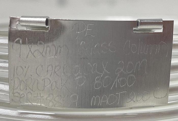 PerkinElmer GC Packed Glass Column N930-5048 9'x2mm