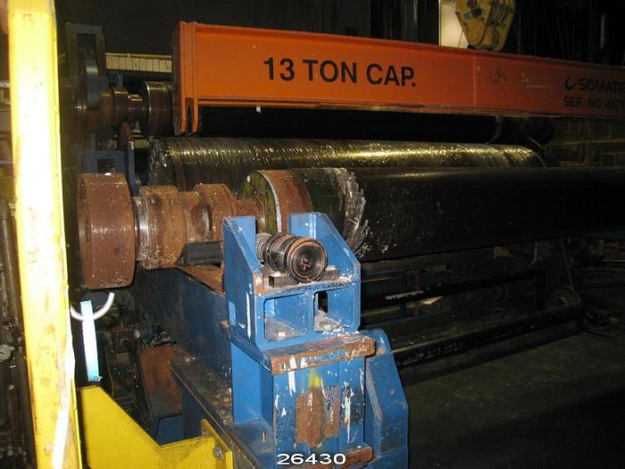 Used Gl&V  Horizontal Track Reel, 146" Face, 36" Diameter Drum, 60 Hp, Vfd #26430